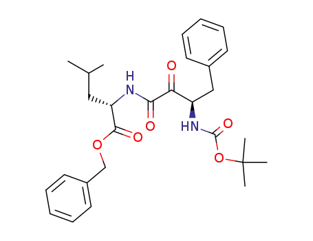 2-(3-tert-butoxycarbonylamino-2-oxo-4-phenylbutyrylamino)-4-methylpentanoic acid benzyl ester