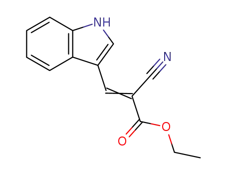 Ethyl 2-cyano-3-(1H-indol-3-yl)acrylate