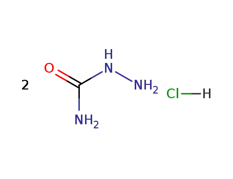 Molecular Structure of 18396-65-1 (Semicarbazide hydrochloride)