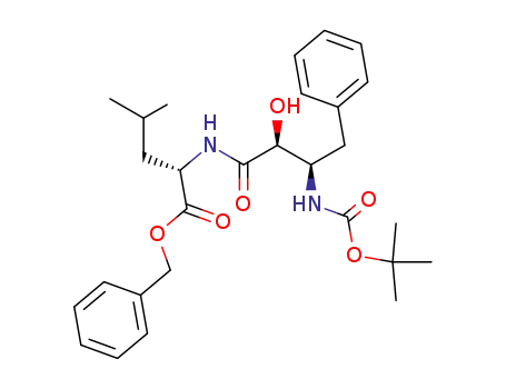 (S)-benzyl 2-((2S,3R)-3-((tert-butoxycarbonyl)amino)-2-hydroxy-4-phenylbutanamido)-4-methylpentanoate