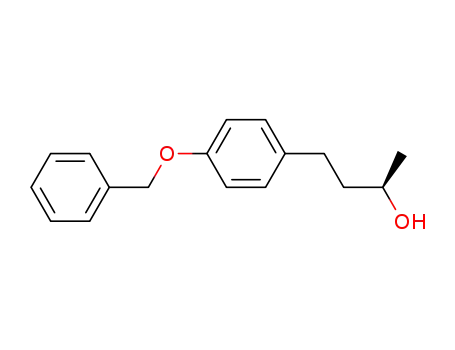 Molecular Structure of 138948-80-8 (Benzenepropanol, a-methyl-4-(phenylmethoxy)-, (R)-)