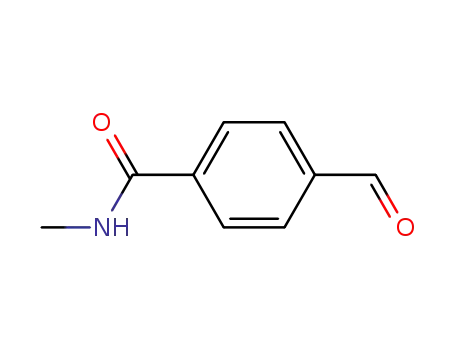 Molecular Structure of 167837-57-2 (Benzamide, 4-formyl-N-methyl- (9CI))