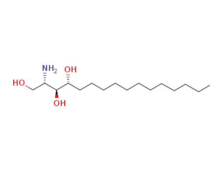 Molecular Structure of 114379-44-1 (1,3,4-Hexadecanetriol, 2-amino-, (2S,3S,4R)-)