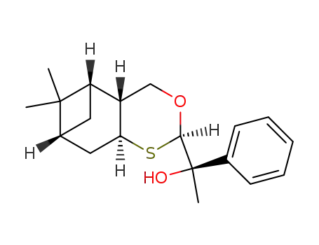 (1S,2R,5R,7S)-5-[(R)-1'-hydroxy-1'-phenyl-1'-ethyl]-10,10-dimethyl-4-oxa-6-thiatricyclo[7.1.1.0<sup>2,7</sup>]undecane