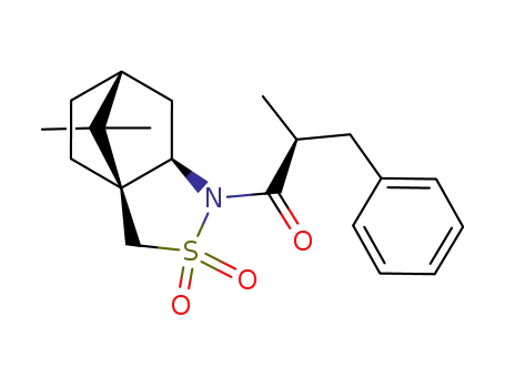 (S)-1-((1S,5R,7R)-10,10-Dimethyl-3,3-dioxo-3λ<sup>6</sup>-thia-4-aza-tricyclo[5.2.1.0<sup>1,5</sup>]dec-4-yl)-2-methyl-3-phenyl-propan-1-one