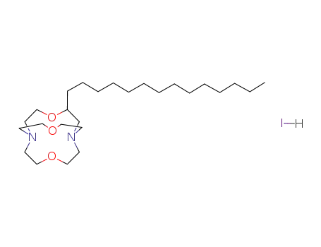 3-Tetradecyl-4,10,15-trioxa-1,7-diaza-bicyclo[5.5.5]heptadecane; hydriodide
