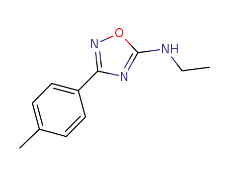 Molecular Structure of 1041005-85-9 (N-ethyl-3-p-tolyl-1,2,4-oxadiazol-5-amine)