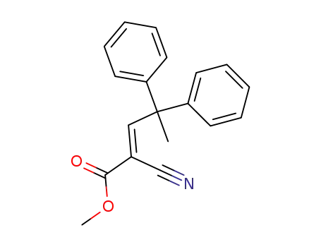 methyl (E)-2-cyano-4,4-diphenyl-2-pentenoate