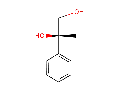 Molecular Structure of 2406-22-6 ((S)-2-Phenylpropane-1,2-diol)