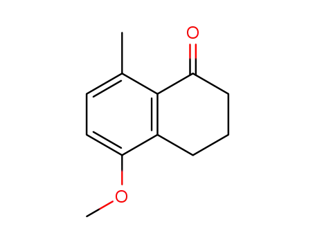 Molecular Structure of 53863-68-6 (5-methoxy-8-methyl-3,4-dihydronaphthalen-1(2H)-one)