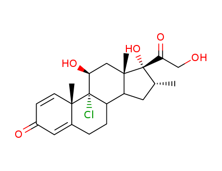 Pregna-1,4-diene-3,20-dione,9-chloro-11,17,21-trihydroxy-16-methyl-, (11b,16b)-