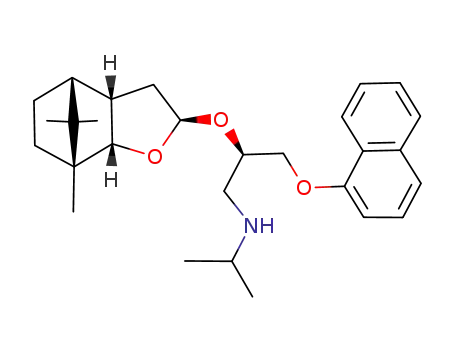 <2R-(2α(R*),3aα,4α,7α,7aα)>-N-(1-Methylethyl)-3-(1-naphthoxy)-2-<(octahydro-7,8,8-trimethyl-4,7-methanobenzofuran-2-yl)oxy>-1-propanamin