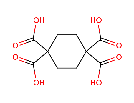 Molecular Structure of 153032-61-2 (1,1,4,4-Cyclohexanetetracarboxylic acid)