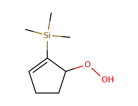 Molecular Structure of 156518-14-8 (2-(trimethylsilyl)-2-cyclopentenyl hydroperoxide)