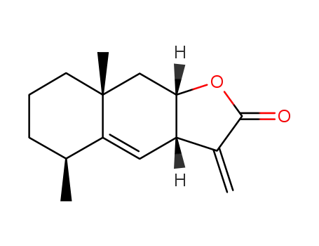 Molecular Structure of 97275-05-3 (2-Naphthaleneacetic acid, 2β,3,4,4a,5,6,7,8-octahydro-3α-hydroxy-4aα,8α-dimethyl-α-methylene-, γ-lactone (7CI))