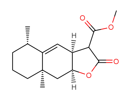 2,3,3aβ,5,6,7,8,8a,9,9aβ-decahydro-5β,8aβ-dimethyl-2-oxonaphtho<2,3-b>furan-3-carboxylic acid methyl ester