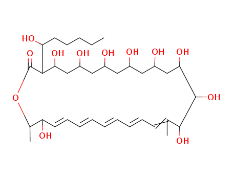 Oxacyclooctacosa-17,19,21,23,25-pentaen-2-one,4,6,8,10,12,14,15,16,27-nonahydroxy-3-(1-hydroxyhexyl)-17,28-dimethyl- (9CI)