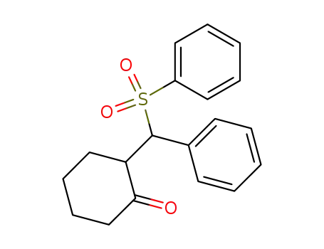 2-(Benzenesulfonyl-phenyl-methyl)-cyclohexanone