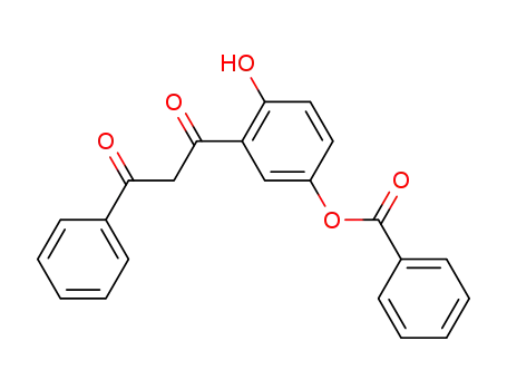 4-Hydroxy-3-(3-oxo-3-phenylpropanoyl)phenyl benzoate
