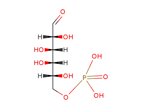 Molecular Structure of 56-73-5 (D(+)-GLUCOPYRANOSE 6-PHOSPHATE)
