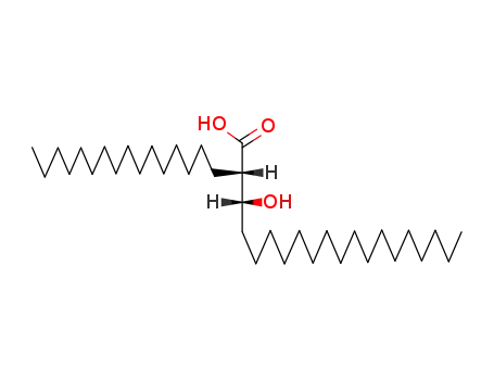 Molecular Structure of 74124-36-0 (2-hexadecyl-3-hydroxyicosanoic acid)