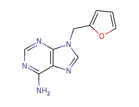 Molecular Structure of 2296-08-4 (9-Furfuryladenine)