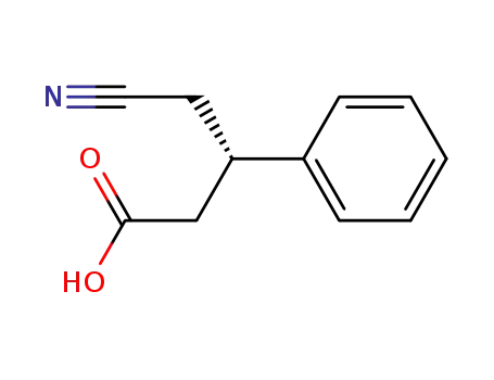 (3S)-4-cyano-3-phenylbutanoic acid