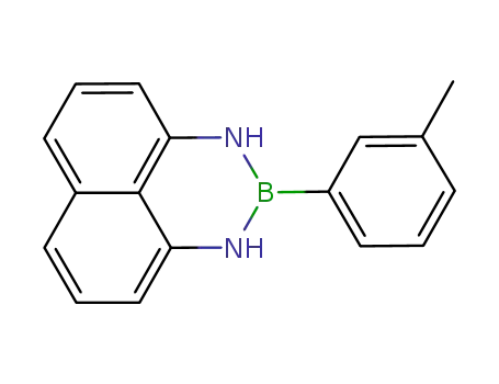 Molecular Structure of 1159803-51-6 (2-(3-Methylphenyl)-2,3-dihydro-1H-naphtho-[1,8-de][1,3,2]diazaborinine)