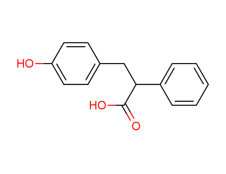 Benzenepropanoic acid,4-hydroxy-a-phenyl-