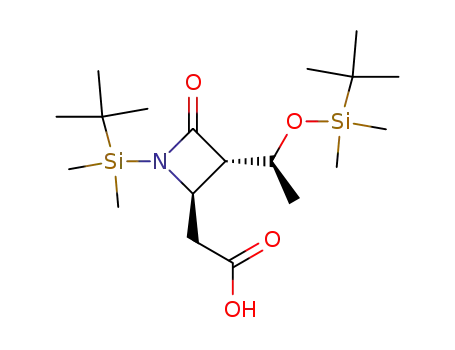 {(2R,3S)-1-(tert-Butyl-dimethyl-silanyl)-3-[(S)-1-(tert-butyl-dimethyl-silanyloxy)-ethyl]-4-oxo-azetidin-2-yl}-acetic acid