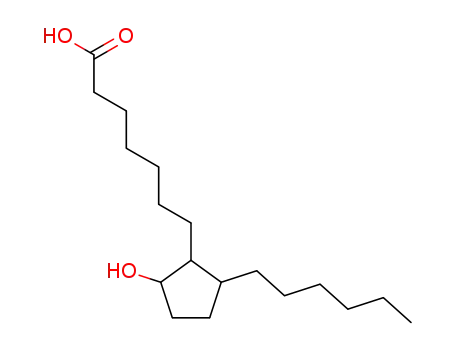 7-[(1S,2R)-2-hexyl-5-hydroxycyclopentyl]heptanoic acid