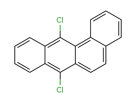 Molecular Structure of 63021-10-3 (7,12-dichlorotetraphene)