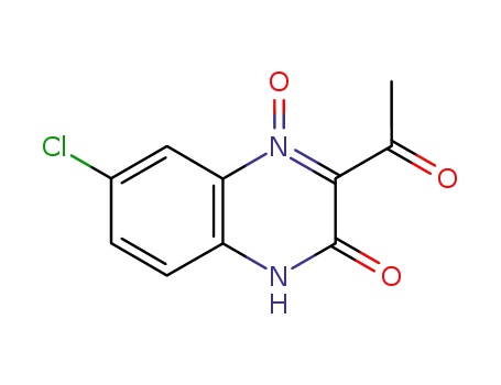 2(1H)-Quinoxalinone, 3-acetyl-6-chloro-, 4-oxide