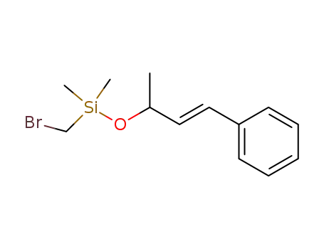 Silane, (bromomethyl)dimethyl[(1-methyl-3-phenyl-2-propenyl)oxy]-, (E)-