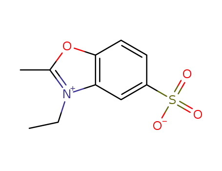 Molecular Structure of 63148-99-2 (3-ethyl-2-methyl-5-sulphonatobenzoxazolium)