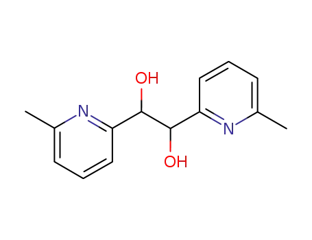 Molecular Structure of 6630-20-2 (1,2-bis(6-methyl-2-pyridyl)ethanediol)