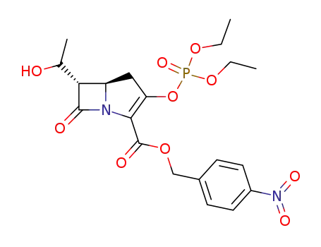 (5R,6S)-3-(Diethoxy-phosphoryloxy)-6-(1-hydroxy-ethyl)-7-oxo-1-aza-bicyclo[3.2.0]hept-2-ene-2-carboxylic acid 4-nitro-benzyl ester