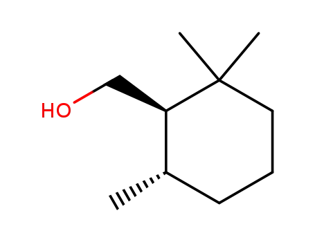 Molecular Structure of 52612-45-0 ((+/-)-<i>trans</i>-2,2,6-trimethyl-1-hydroxymethyl-cyclohexane)