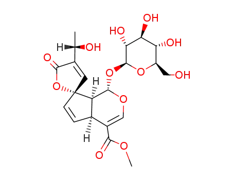 Molecular Structure of 511-89-7 (plumieride)