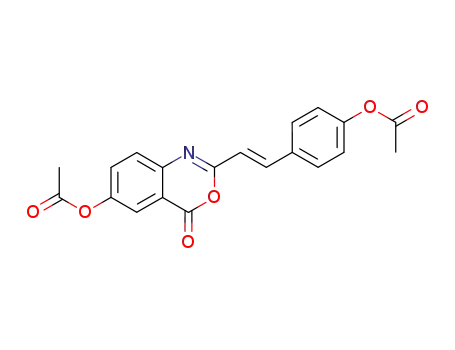 [4-[(E)-2-(6-acetyloxy-4-oxo-3,1-benzoxazin-2-yl)ethenyl]phenyl] acetate