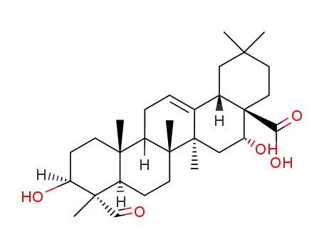 Molecular Structure of 631-01-6 (Quillaic acid)