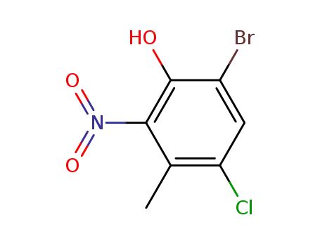6-bromo-4-chloro-3-methyl-2-nitro-phenol