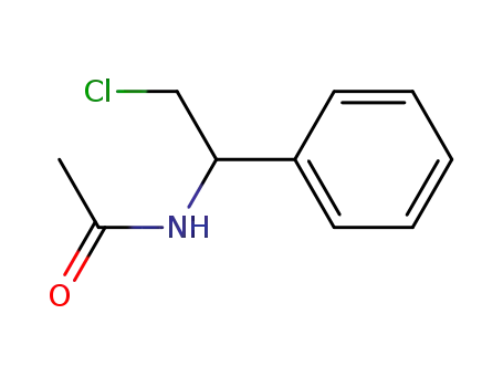 Molecular Structure of 26385-08-0 (N-(2-chloro-1-phenylethyl)acetamide)