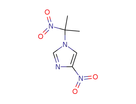 Molecular Structure of 117836-30-3 (1-(1-methyl-1-nitroethyl)-4-nitroimidazole)