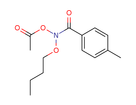 Acetic acid,butoxy(4-methylbenzoyl)azanyl ester