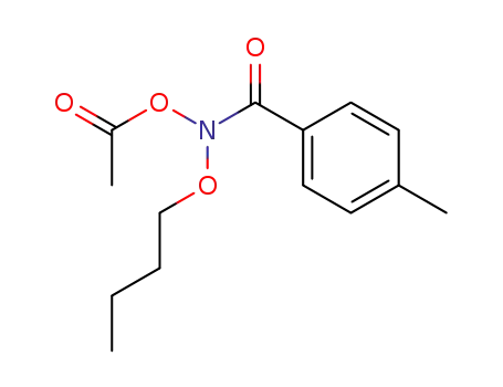 Molecular Structure of 131229-61-3 ([butoxy-(4-methylbenzoyl)amino] acetate)