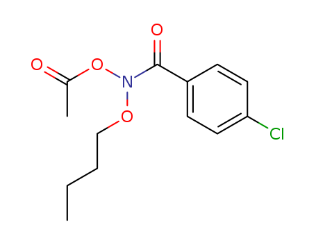 Acetic acid,butoxy(4-chlorobenzoyl)azanyl ester