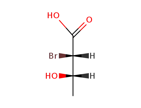 Molecular Structure of 13881-40-8 (2-Bromo-3-hydroxybutyric acid)