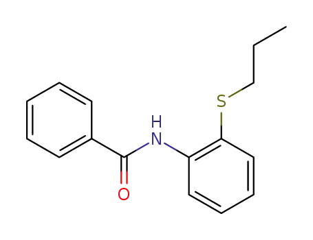 Benzamide, N-[2-(propylthio)phenyl]-