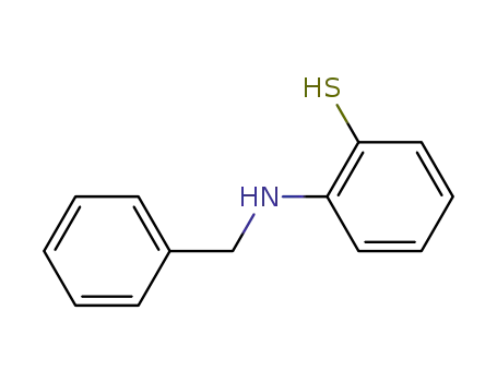 Molecular Structure of 52797-55-4 (Benzenethiol, 2-[(phenylmethyl)amino]-)